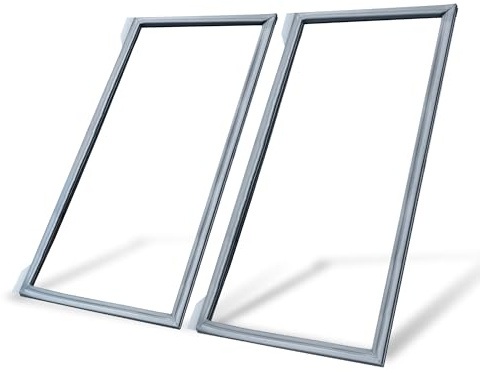 2 Pack Upgraded W10830274 Refrigerator Door Gasket Compatible with Whirlpool KitchenAid Maytag Jenn-Air Freezer Door Seal Replace W10294127, W10443273, 4454925,PS11759518,AP6027236