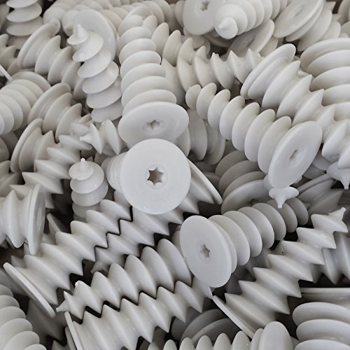 100 Stück imex Dämmstoffdübel 50 x 20 mm Hartschaumdübel Styropordübel Spiraldübel Dübel Isolierdübel