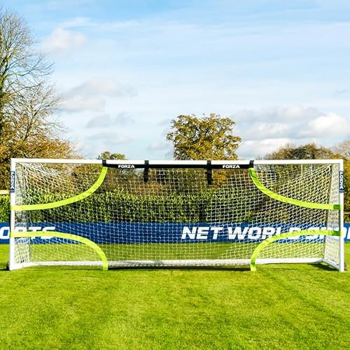 FORZA Pro Mur de Tir pour Buts de Foot - Filet d'Entraînement Professionnel *Poteaux Pas Inclus* (Variété de Tailles Disponible) (6,4m x 2,1m)