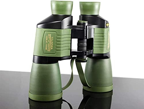 PAKUES-QO Jumelles 10X50 Autofocus Haute Résolution en HD Télescope De Vision Nocturne Étanche pour L'Observation des Oiseaux en Plein Air Astronomie Escalade Adulte Et Enfants