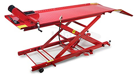 ELEVADOR HIDRONEUMATICO DE MOTOS, 450 KILOS PLATAFORMA ELEVADORA DE MOTOS