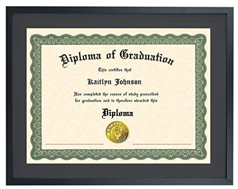 LTYHHK Bilderrahmen, 33x43 cm, Diplomrahmen mit schwarzer Matte, Massivholz, Dokumentenrahmen 33x43 cm, Urkundenrahmen lack(LK05) 1317)