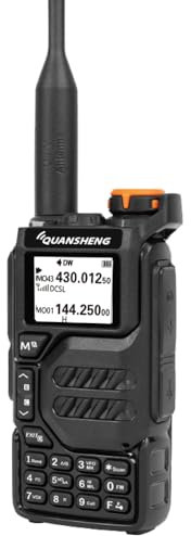 UV-K5 Dual-Band Portable Two-Way Radio UHF/VHF Walkie Talkie Long Range and Rechargeable Comunicador for Camping and Hiking 5W FM