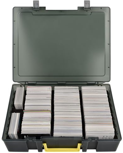 2200+ Karten Aufbewahrungsbox für Trading Cards, Deck Boxen mit Trennwänden für Cards Against Humanity C.A.H/für Magic The Gathering MTG/für TCG YuGiOh Sports Card & Expansions - Nein Sammelkarten