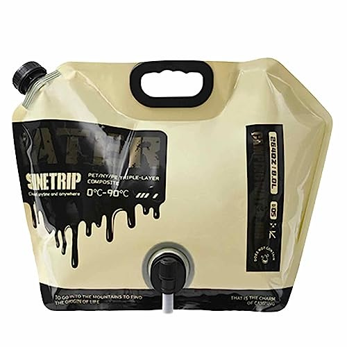 2 Stück Wasserbeutel 8L BPA Frei Wassersack Trinkwasser Camping Behälter, Faltbar Wasserkanister Tragbar Wasserbehälter Faltbarer Mit Zapfhahn, Trinkwasser Mit Tragegriff Für Outdoor-Aktivitäten