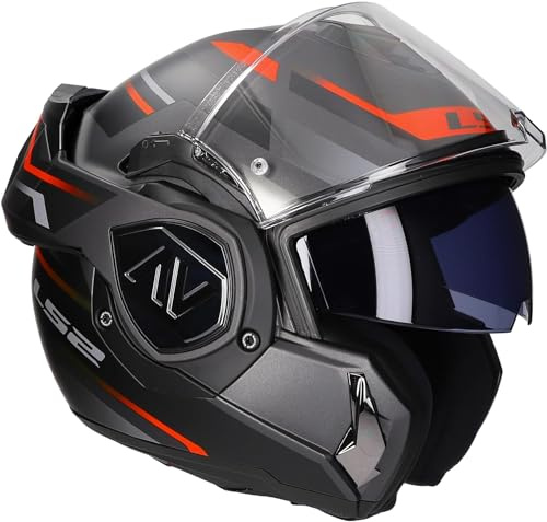 LS2 FF906 Advant Kuka Helm, schwarz matt/rot, L (59/60)