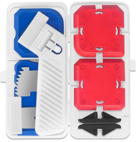 11-teiliges professionelles Abdichtungswerkzeug-Set, Silikon-Abdichtung mit Führungen, Silikon-Profilier-Set mit Dichtungsmittel-Finishing-Werkzeugen und Fugenentfernungswerkzeugen,
