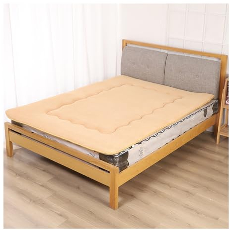 Matratzenauflage aus weicher Lammwolle, mit Ankerband, elastisch und warm, für kleine Einzelbetten, 90 x 200 cm
