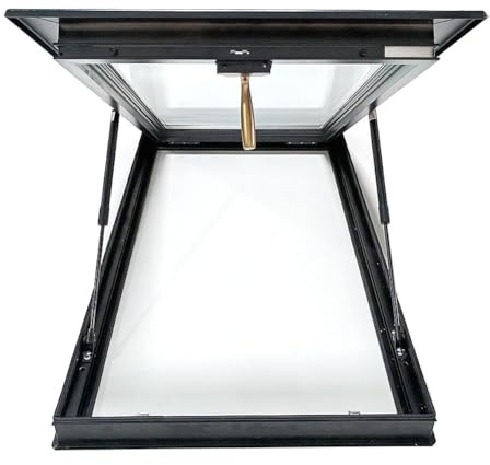 Skylights & Roof Windows;Skylight Window - Square/Rectangle;Roof Skylights;Manual Ventilation Partition Mounted Skylight,Aluminium Alloy + Double Glass Skylight (5 Size) (30×20)