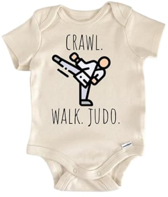 NOFO VIBES Judo Martial Art - Baby Boy Girl Clothes Infant Bodysuit Funny Cute Newborn