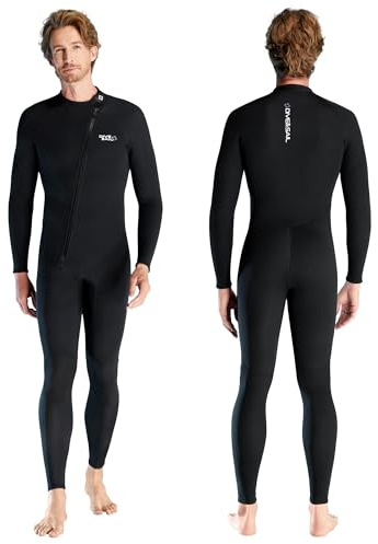 Neoprenanzug Herren 1,5mm Vollanzug Frontreißverschluss Tauchen Surfen L