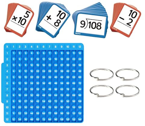 Mathematikkarten Für Kinder - Lernspiele Mit Spielbrett | Mathematische Set - Für Kinder Und Mädchen Im Alter Von 1-6 Jahren Zur Verwendung Im Kindergarten Klasse