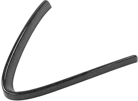 Tbest Copertura della Griglia Anteriore in Fibra di Carbonio V Shape Frame Trim Grill Outline Decorazione Esterna Aggiornamento per 2015 2020 Materiale Secco