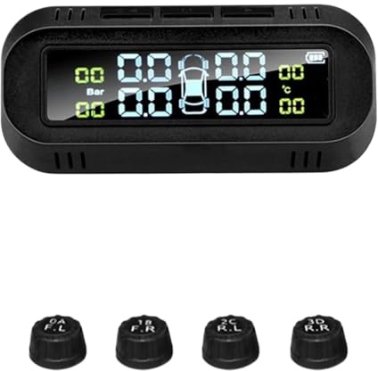 Voiture Intelligente TPMS Surveillance Automatique Dispositif Externe Système De La Pression Des Pneus Alarme Sécurité USB TMPS Capteur DéTection PréCise(K04-External)