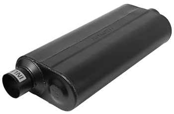 Flowmaster 53071 70 Series Muffler - 3.00 Offset IN / 3.00 Center OUT - Mild Sound Black