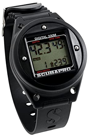 Scubapro PROFONDIMETRE Digital COMPLET Water Sports, Kits, Unisex-Adult, Black