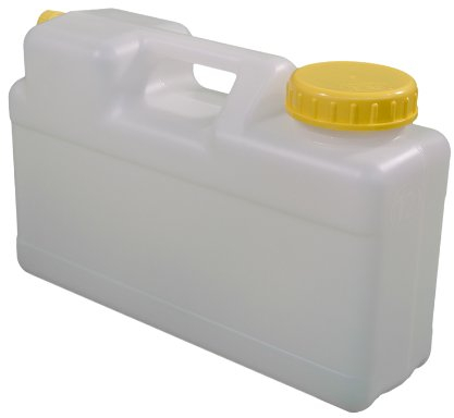 Explorer Kanister Raumsparkanister ohne Hahn, Transparent, 12 Liter, 40400