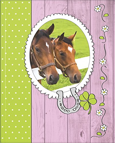 Poesiealbum / Tagebuch / Pferdemotiv