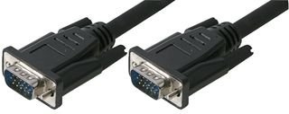 TK9 K – SVGA lead Fully Wired m-m 10 m lunghezza cavo – Imperial: 10 m lunghezza cavo – chiavi: 10 m connettore tipo A: d-subminiatura H/D presa VGA 15 way tipo di connettore B: d-subminiatura H/D presa VGA 15 way giacca colore: Nero tipo di cavo: VGA