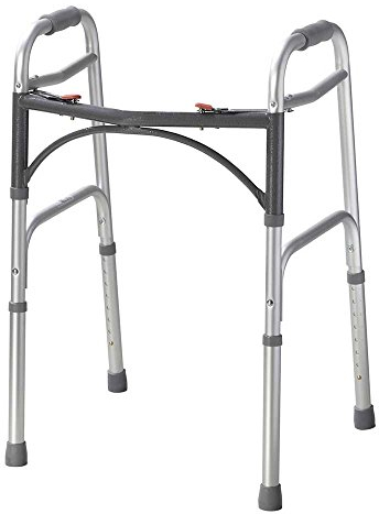 NRS Healthcare Lightweight Height Adjustable Folding Walking Frame