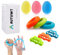 Premium Fingertrainer Klettern Ball Handtraining Handtrainer Set Hand Grip Trainer Strengthener Finger Exerciser Griffbälle Finger Stretcher Silikon zur Stärkung der Finger und Unterarme (9pcs)