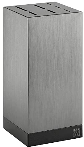 Zwilling - Messerblock - Aluminium - Alu/Silberfarben - 25 cm x 12 cm x 12 cm - Lieferung erfolgt OHNE Messer!