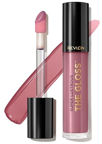 Revlon Super Lustrous Lip Gloss, Non-Sticky, Hydrating, High Shine Finish, 306 Taupe Luster, 0.13 oz