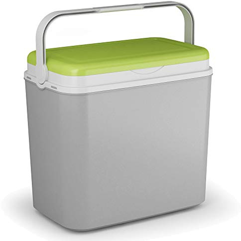Large Green/Grey 10-36 Litre Cooler Boxes Camping Beach Lunch Picnic Insulated Food - Various Styles Available