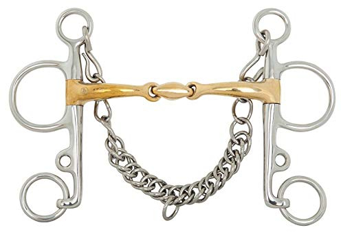 BR Pelham-Gebiss doppelt gebrochen Soft Contact 12 mm Shanks 145 mm - Size 14.5