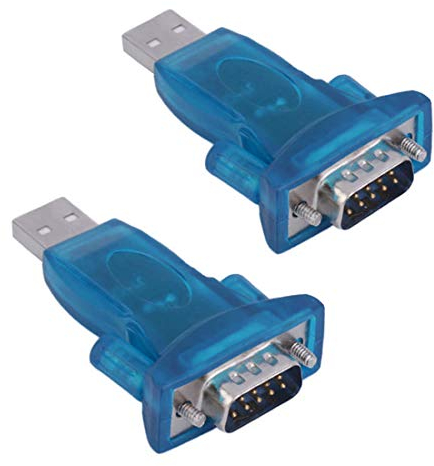 Hailege 2pcs USB 2.0 a RS232 chipset CH340 Serial Converter 9 pin USB 2.0 a RS232c Adaptador para Win7/8