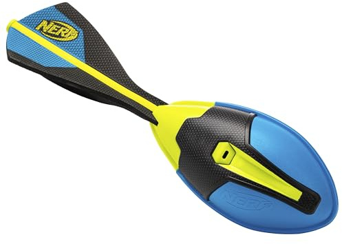 Nerf Vortex Ultra Grip Football, Designed for Easy Catching, Howling Whistle Sound, Distance-Optimizing Tail, Water-Resistant, All-Weather Play