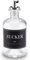 Lifestyle Lover Zuckerstreuer aus Glas 350ml Flasche, Dosierer aus Edelstahl, ideal für weißen braunen Zucker (ZUCKER)