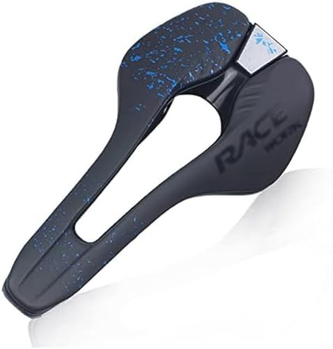 Rennradsattel, Rennradsattel Ultraleichter Rennsitz Rennradsattel Für Herren Weiches, Bequemes MTB-Fahrradzubehör,Schwarz Blau,270 X 140 Mm,Picturesque234
