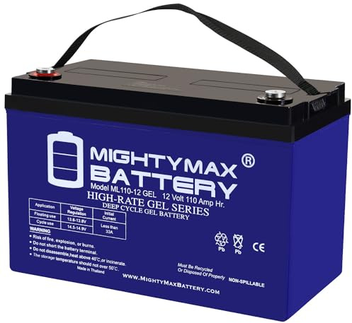 Mighty Max Battery 12V 110AH GEL Replacement Battery Compatible with Centennial CB12-115