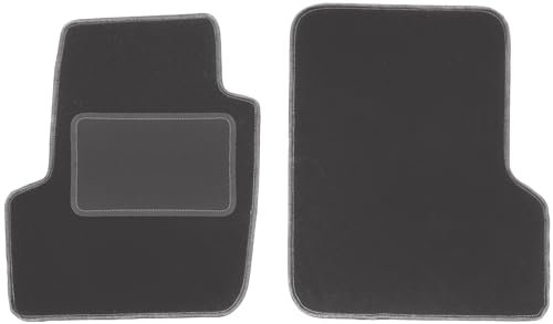 Wielganizator Automatte – Passend für Jeep Wrangler TJ SUV 1996-2006 – Velours – Autozubehör - Praktische Fußmatte Auto – 2-teilig - Graphit