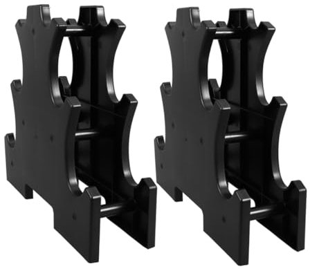 BESPORTBLE 2St Hantel-Lager Hantelständer hantel rack Dumbbell Ablage Gewichtsständer für Kurzhantel Kettlebell-Rack Griffhalterung für Hantelgewichte Bodenhalterung für zu Hause pp