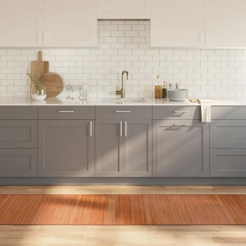 LAPOOH Teppich Rechteckig Braun 70x500 cm Bambus, Teppich Schlafzimmer, Teppich Wohnzimmer, Carpet Bedroom, Büroteppich, Teppischwhonzimmer - 376890