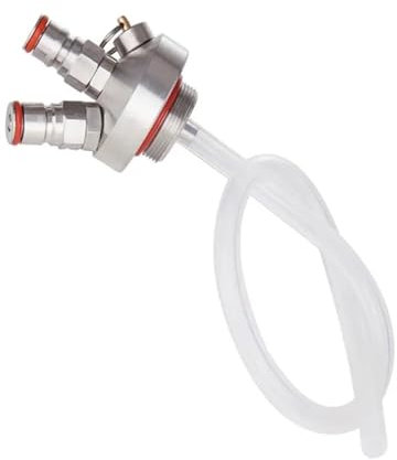 Grifos de Barril de Cerveza Mini tapa de barril de cerveza, dispensador de grifo de vino con cerradura de bola superior para cerveza casera de 3,6 l/5l/10l, herramienta para dispensador kit cerveza(A)
