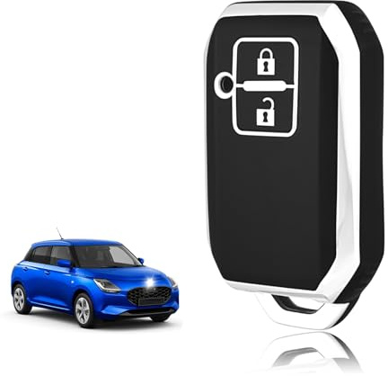 TOOMUME Funda Llave TPU, Carcasa Llave Apto para Suzuki Swift V Sport Waggon R Monopoly Ignis Ertiga XL7 Spacia MK53S Jimny Sierra Maruti Dzire, Cubierta Llaves Coche Mando
