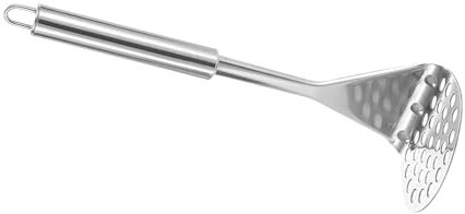 Patata Masherer - Acero inoxidable de mazas de papa | Masherl de alimentos para bebés Press Press Press | Mazador de papa manual sin deslizamiento de acero inoxidable para cocinar carne de comida para