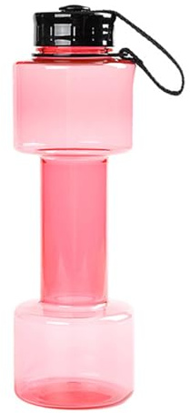 Geavonyg Dumbbell Shaped Bicycles Drinking Bottle 700ml Water Bottles Gym School Cycling Outdoor Sports Leakproof Dumbbell Water
