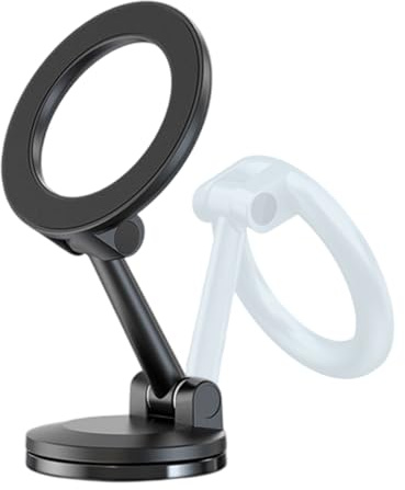 Soporte magnético para teléfono de coche, soporte magnético ajustable plegable para smartphone, soporte de teléfono para automóvil, para sedán, camioneta, remolque