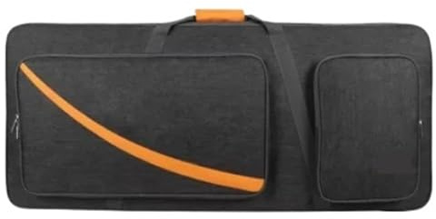 Funda Para Teclado Funda acolchada for piano y órgano electrónico, bolsa for teclado, instrumento protector, portátil, antigolpes, impermeable, mochila de 61 teclas(Gray)