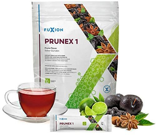 FuXion | Prunex 1 Detox Tea | Colon Cleanse Tea | Bloating Relief and Weight Loss | Helps Promote Digestive Flow | Promotes a Feeling of Lightness | Supports Intestinal Cleansing | Prune Flavor | 28u