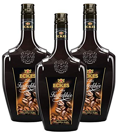Eckes Kaffeelikör (1 x 0,5 l) – Feiner Likör mit kräftigem Kaffeearoma und samtiger Süße