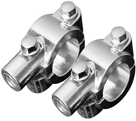 Spiegelhalter Spiegel Halterung Für 7/8 Zoll Lenker Motorrad 10mm Chrome