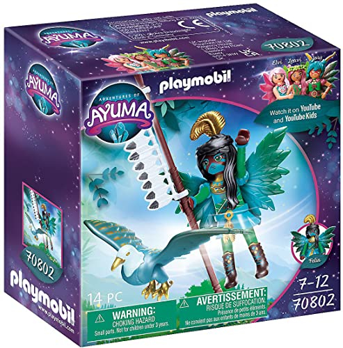 PLAYMOBIL Adventures of Ayuma 70802 Knight Fairy mit Seelentier, Ab 7 Jahren