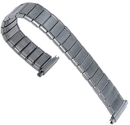 Dcasmo group Cinturino per Orologio Fixoflex Speidel da 16 mm a 22 mm per Uomo NOS 1960 1970 - Bracciale Originale Vintage Elastico e Regolabile in Acciaio Inossidabile - Strap Flex Antichi