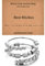 JewelryWe Angst Ring Damen Morsecode: Edelstahl Fidget Spinner Ring Verstellbarer Zappelring Offene Spinning Mit Best Bitches Morse Code Perlen Frauen Anti Stress Stapelbare Zappeln
