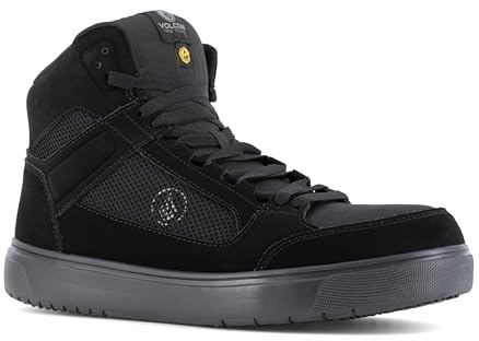 Volcom Safety Bota VM30244 S3S, Evolve Line, Negra, Puntera en composite
